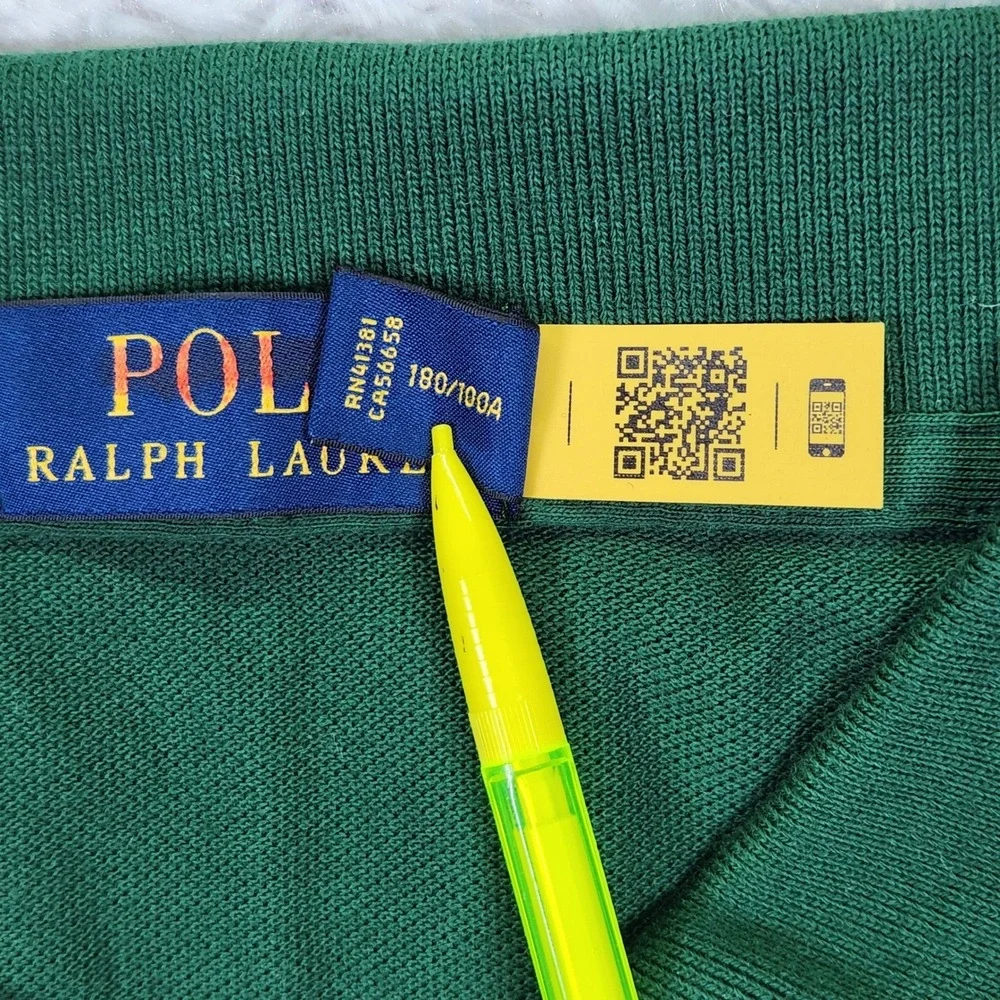 Polo Ralph Lauren Mens 1XB Big Logo Colorblock Striped Pique Polo Shirt Multi Nw